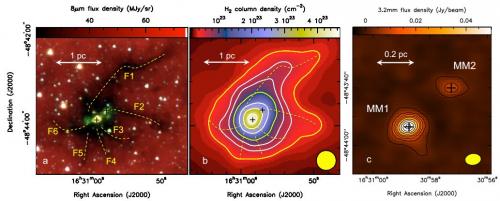 Astronomers spot monster star in stellar `womb`