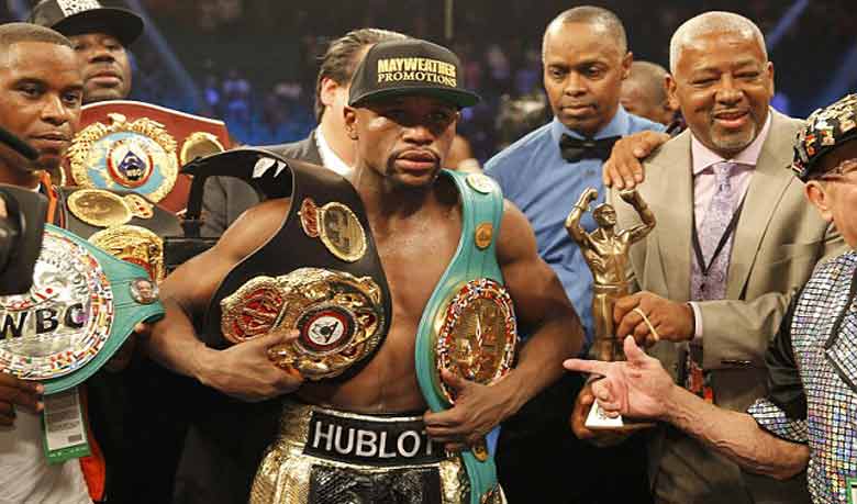 Mayweather wins decision in richest fight ever