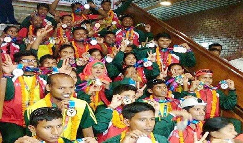 ৭৯ পদক নিয়ে দেশে ফিরেছে বাংলাদেশ অলিম্পিক দল