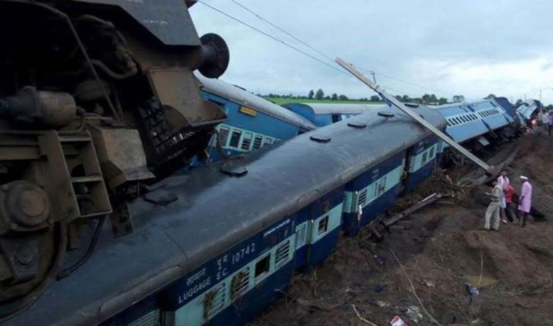 27 killed as two trains derail in India