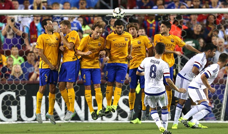 Chelsea beat Barca after shoot-out
