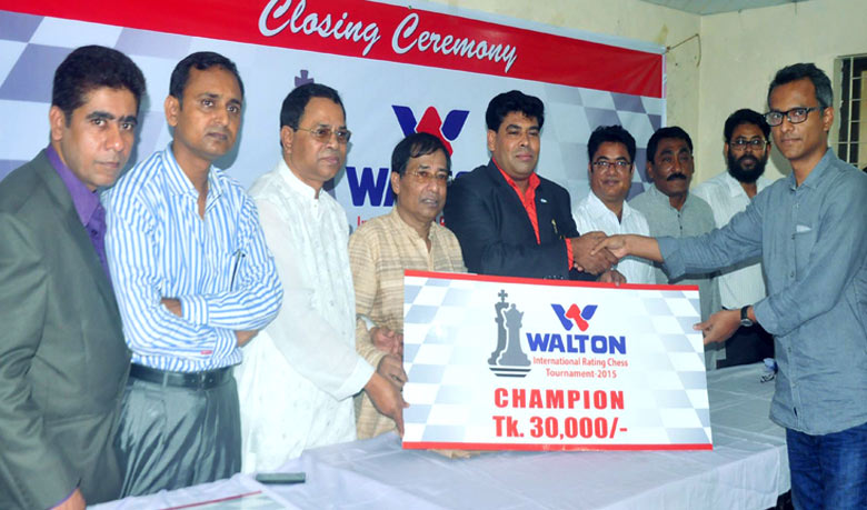 Rakib clinches Walton Int’l Rating Chess title