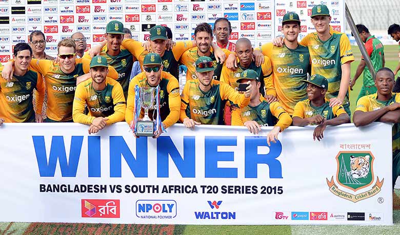 South Africa win T20 series against Bangladesh