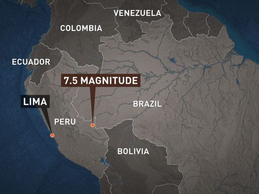 7.5-magnitude earthquake rocks Peru