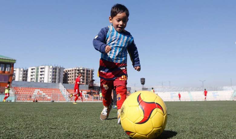 Messi boy forced to flee Afghanistan