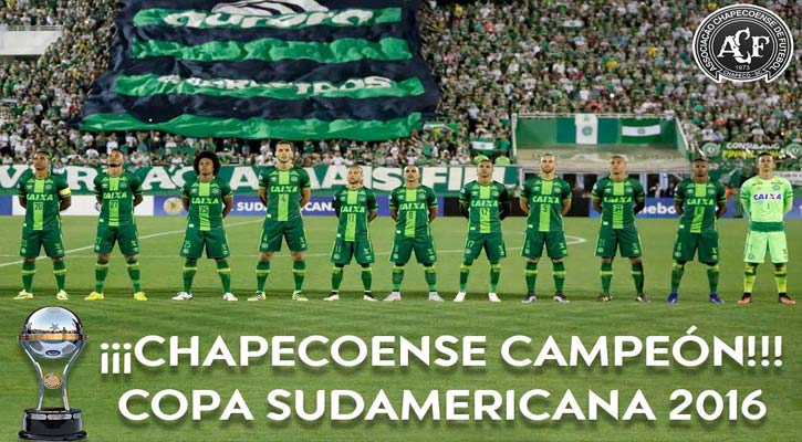 CONMEBOL declares Chapecoense as champions