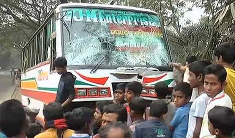 Bus kills mother, son among 3 in Tangail