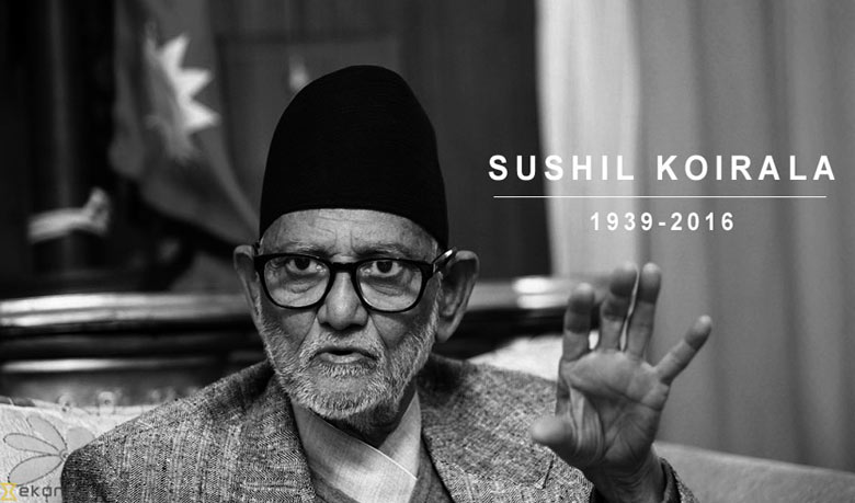 Nepal`s Ex-PM Sushil Koirala dies
