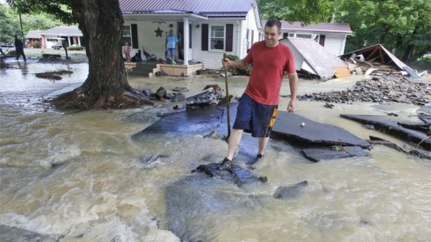 Twenty people die in West Virginia floods