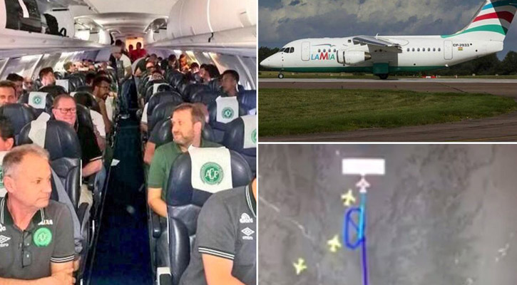 Plane with Brazilian soccer team crashes