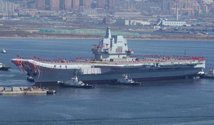China launches 2nd aircraft carrier