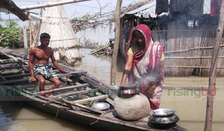 Lakhs of flood victims passing miserable days