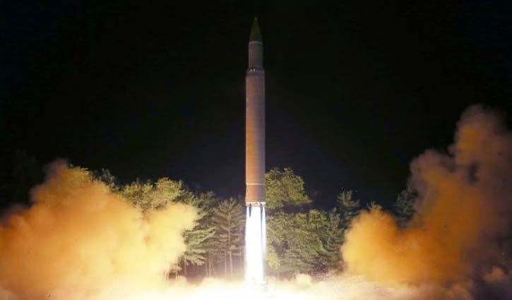 North Korea fires three missiles into sea