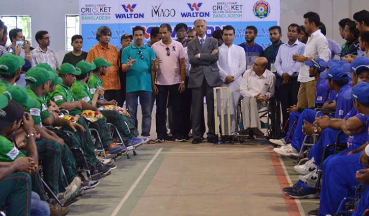 Walton Bangladesh-India Wheelchair Cricket begins