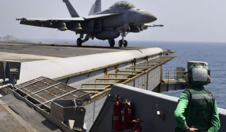 Iranian drone buzzes U.S. fighter jet over Persian Gulf