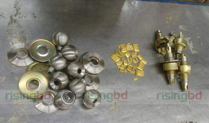 Two kg gold seized at Shahjalal Airport