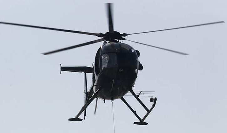 Father finds son after hiring helicopter on a hunch