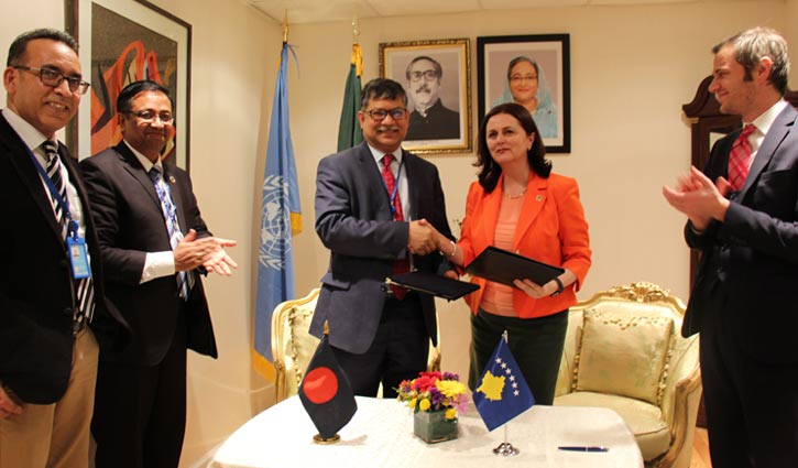 Diplomatic ties between Bangladesh, Kosovo established