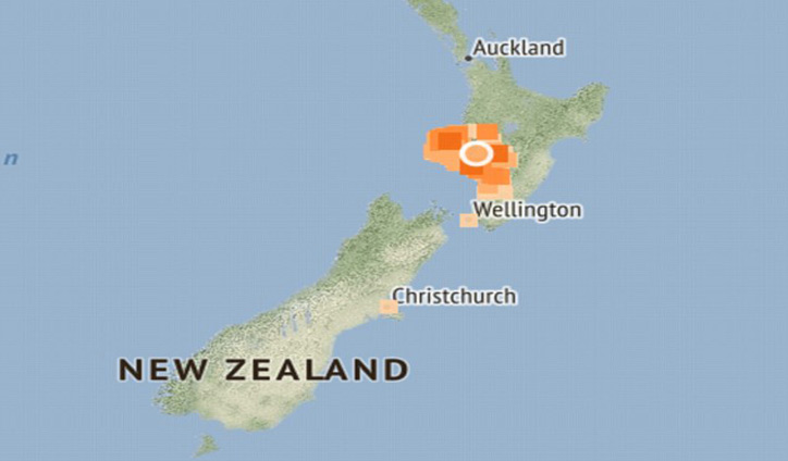 Earthquake magnitude 4.0 hits New Zealand