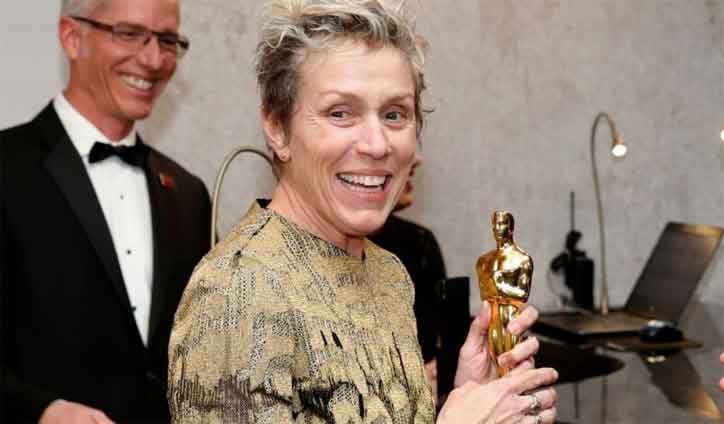 Frances McDormand's Oscar stolen at after party