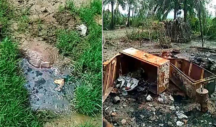 Military tried to burn off faces of Rohingya left in mass graves