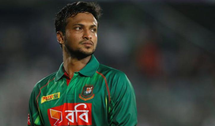 Finger injury throws Shakib out of play for two weeks