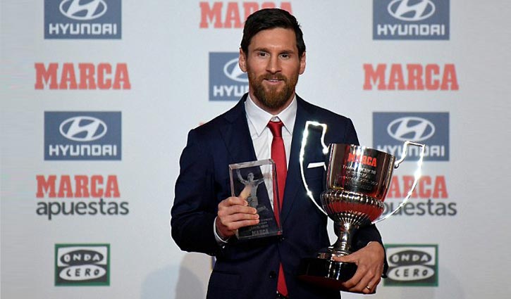 Lionel Messi wins Pichichi award
