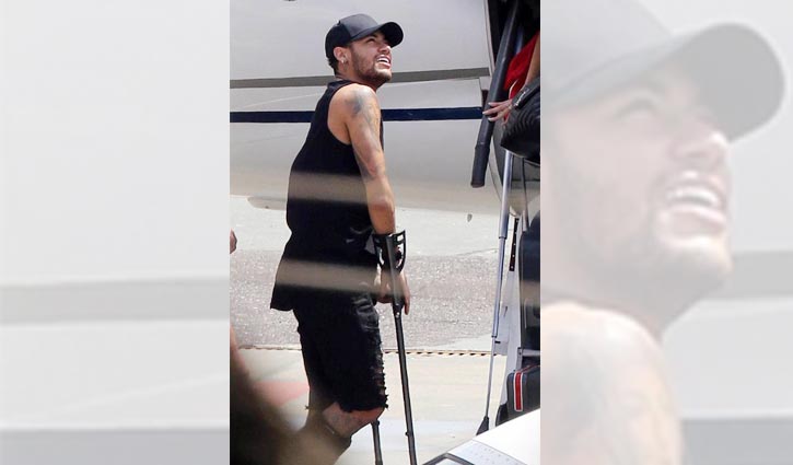 Neymar leaves hospital after successful surgery