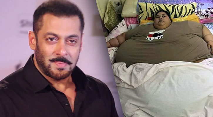 Salman to fulfill wish of world's heaviest woman