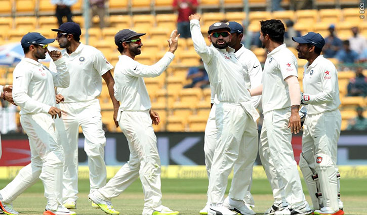India beat Australia by 75 runs to level series 1-1