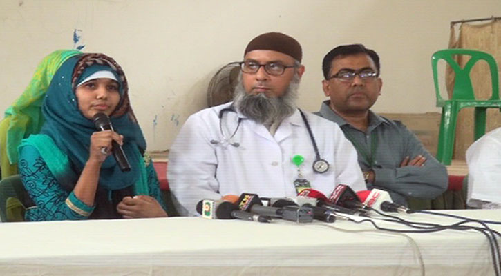 Khadiza to return home in a day or two