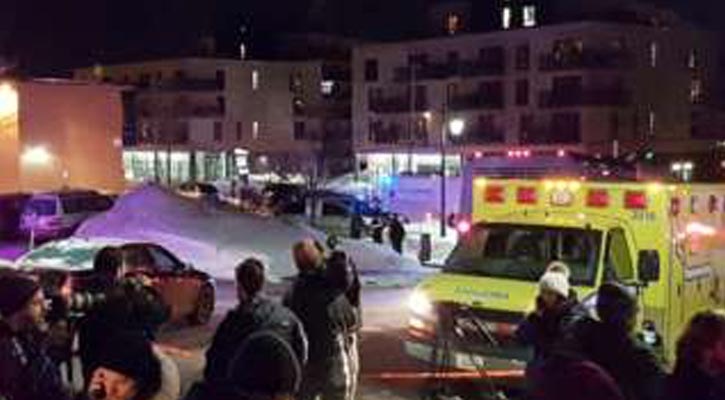 Six killed in Canada mosque gun attack