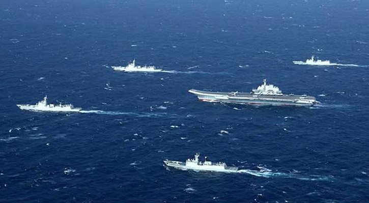 Chinese aircraft carrier can sail into Indian Ocean any time