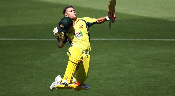 Warner smashes record with another ODI ton