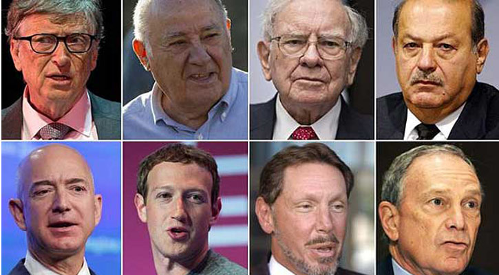 8 men as rich as half the world