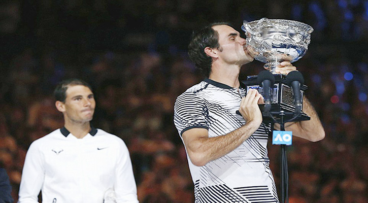 Federer defeats Nadal to win 18th Grand Slam title