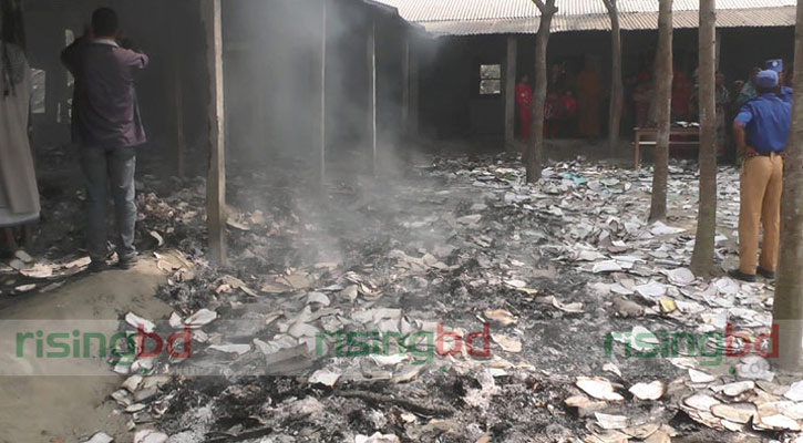 Setting fire to school: Take action against culprits