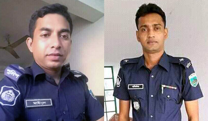 Two cops land in jail in Sirajganj extortion case