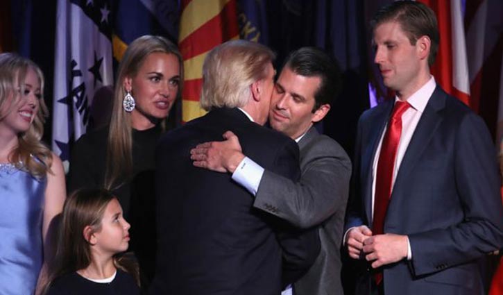 Trump didn't know about son's Russia meeting