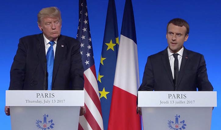 Trump hints at climate deal shift in Paris talks
