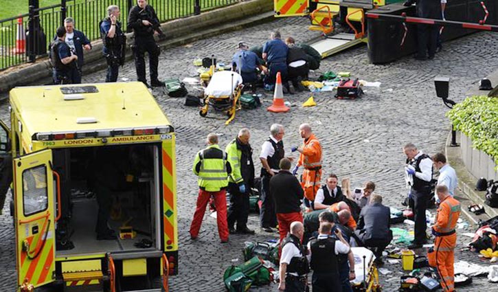 UK Parliament attack: One woman dead
