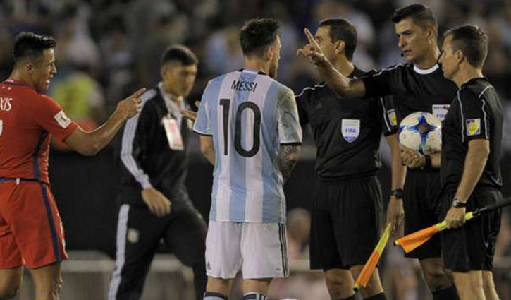 Messi may face suspension against Bolivia 