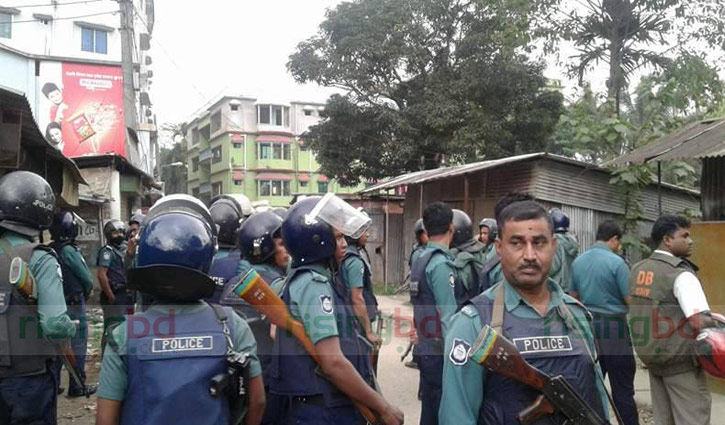 Suspected militant den cordoned off in Sylhet
