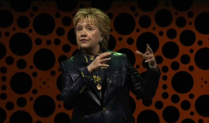 Hillary makes most political remarks since losing election