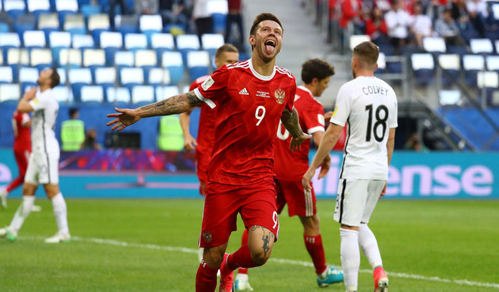 Russia make winning start in Confederations Cup