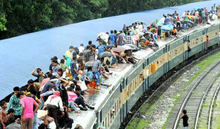 Eid return train service to start from Wednesday