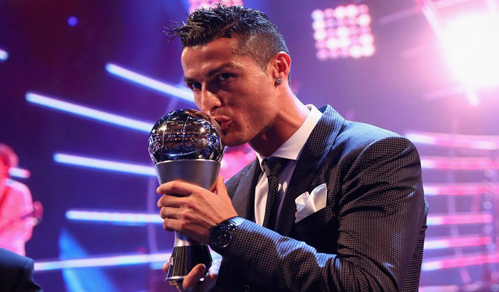 Ronaldo named best FIFA men's player
