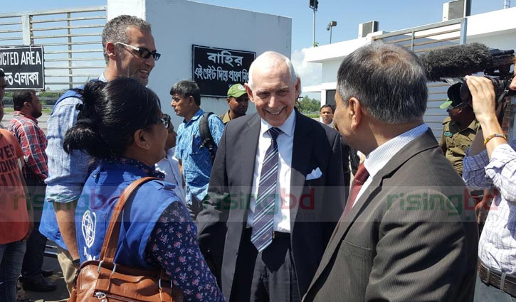 IOM DG Swing visits Rohingya camps in Cox's Bazar