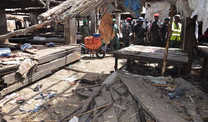 Suicide bombing kills 13 in Nigeria