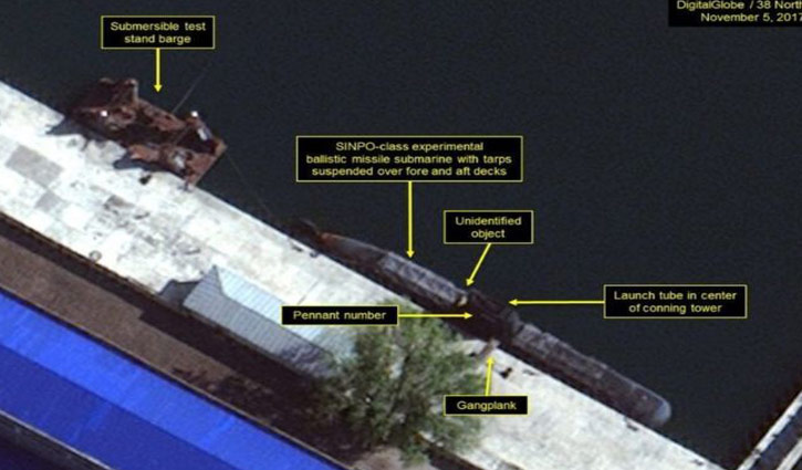 N. Korea's submarine ballistic missile program moves ahead